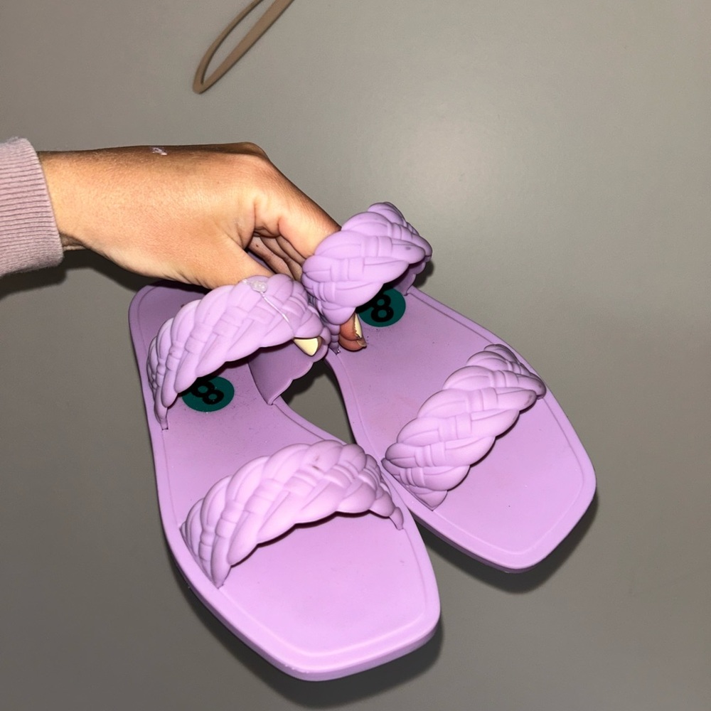 Steve Madden jelly slides
